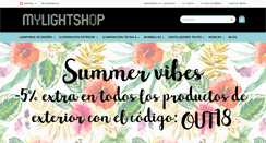 Desktop Screenshot of mylightshop.com
